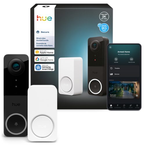 Hue Secure Wired Video Doorbell bundle