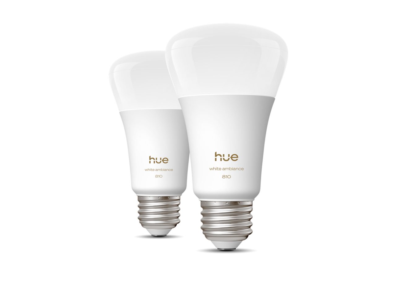 Hue White ambiance 60W A19 2PACK- E26 smart bulbs | Philips Hue