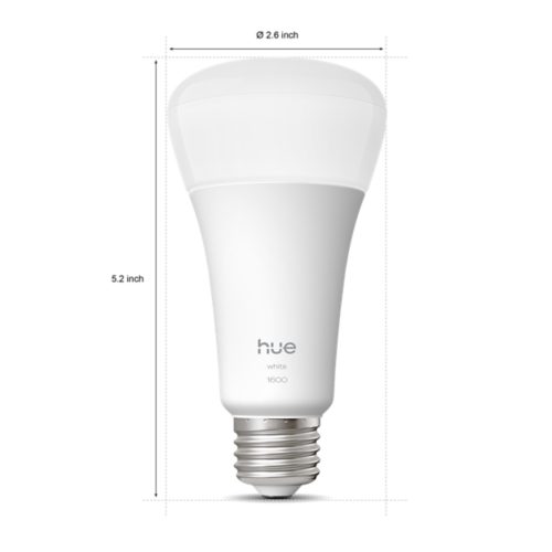 Hue White 100W A21- E26 smart bulb | Philips Hue