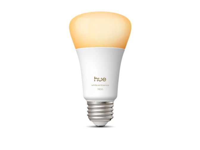 Close up of front of A60 - E26 smart bulb - 1100