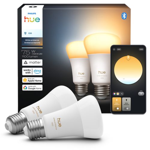 Hue White ambiance A19 - E26 smart bulb - 1100 | Philips Hue