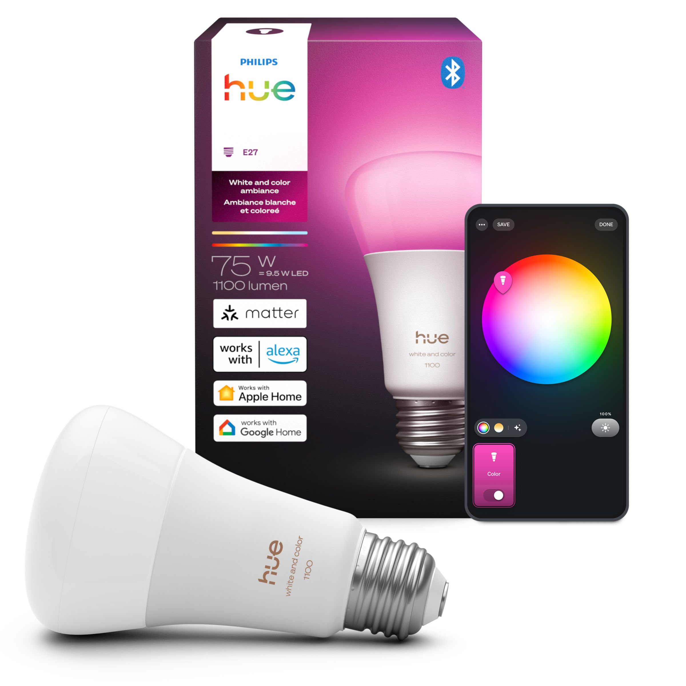 PHILIPS Hue Ambiance Smart Bulb