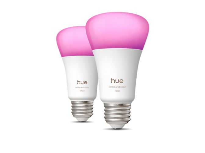 Close up of front of 75W A19 2PACK- E26 smart bulbs