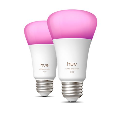 Hue White and color ambiance 75W A19 2PACK- E26 smart bulbs