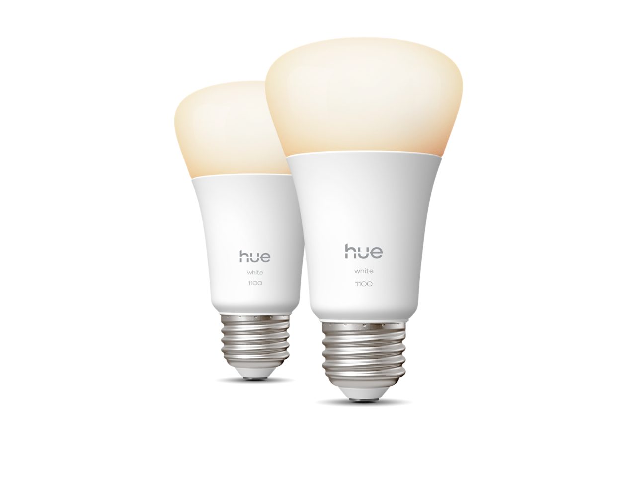 Phillips Hue ホワイト×2 Hue Starter kit: 1-pack A19 E26 LED Bulb White + Hue Bridge