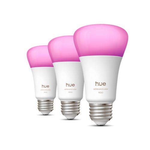 PHILIPS Hue フルカラー スターターセットA60 Hue White and color ambiance 75W A19 3PACK- E26 smart bulbs