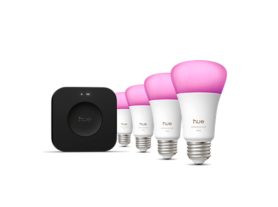 Starter kit: 4 E26 color-capable bulbs + Bridge Pro