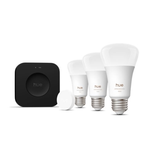 PHILIPS Hue White and Color Ambiance 3個 Philips Hue Smart 40W B39 Candle-Shaped LED Bulb - White and