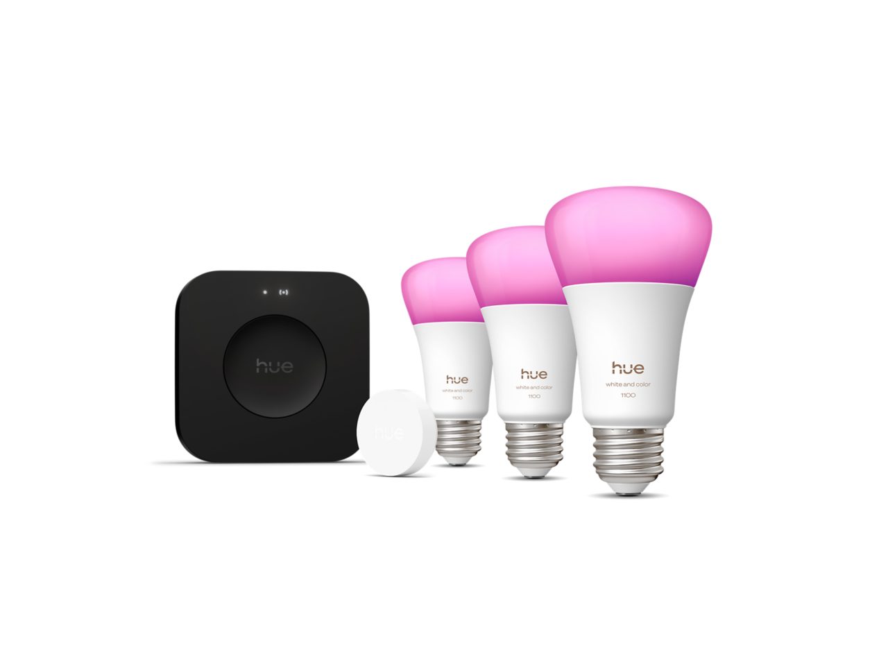 philips hue white and color 3個セット Philips Hue 3-Pack A19 Bluetooth LED Smart Bulbs, White and