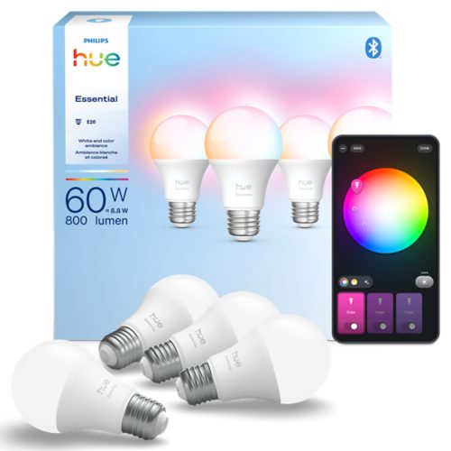 Hue White and color ambiance Essential A19 - E26 smart bulb