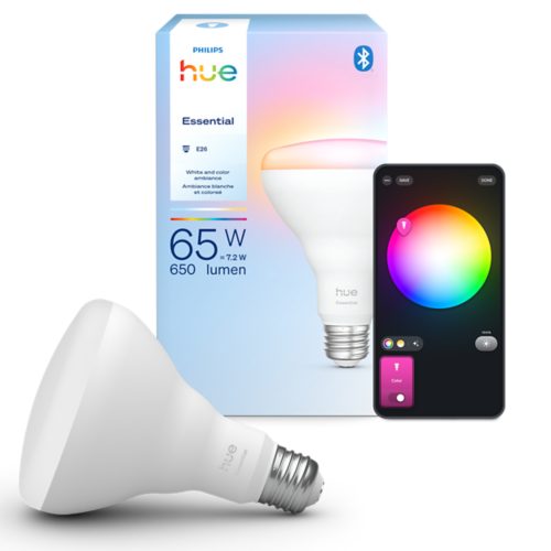 Hue White and color ambiance Essential BR30 - E26 smart bulb - 650