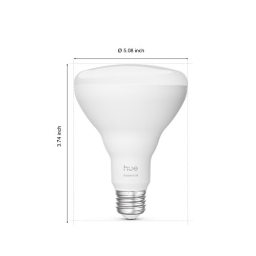 Hue White and color ambiance Essential BR30 - E26 smart bulb - 650