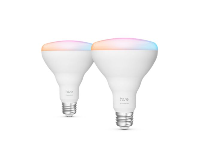 Close up of front of Essential BR30 - E26 smart bulb - 650 lm - 7.2W - 2 pack