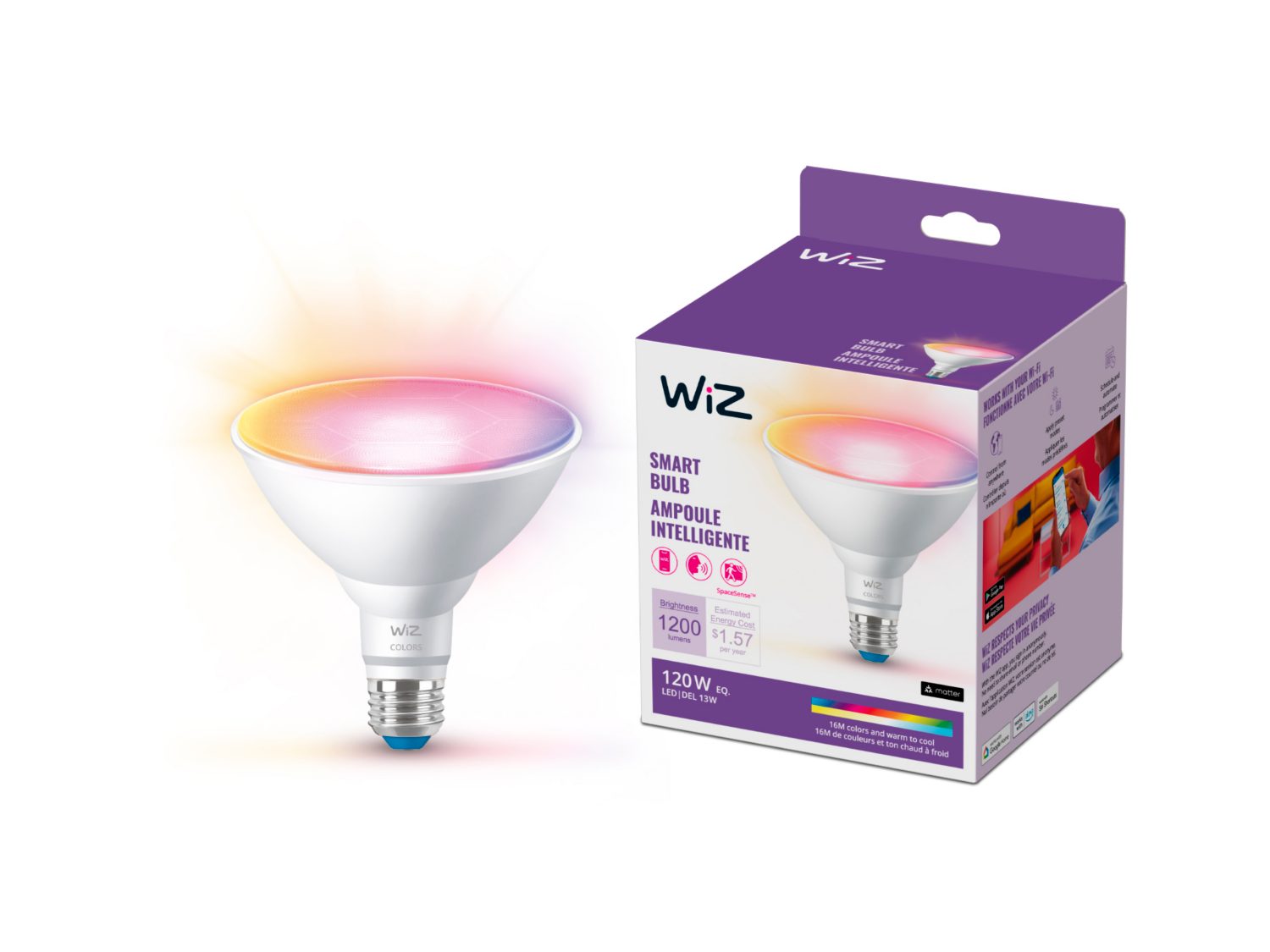 MODERN BULB Spot 120W PAR38 E26 WiZ