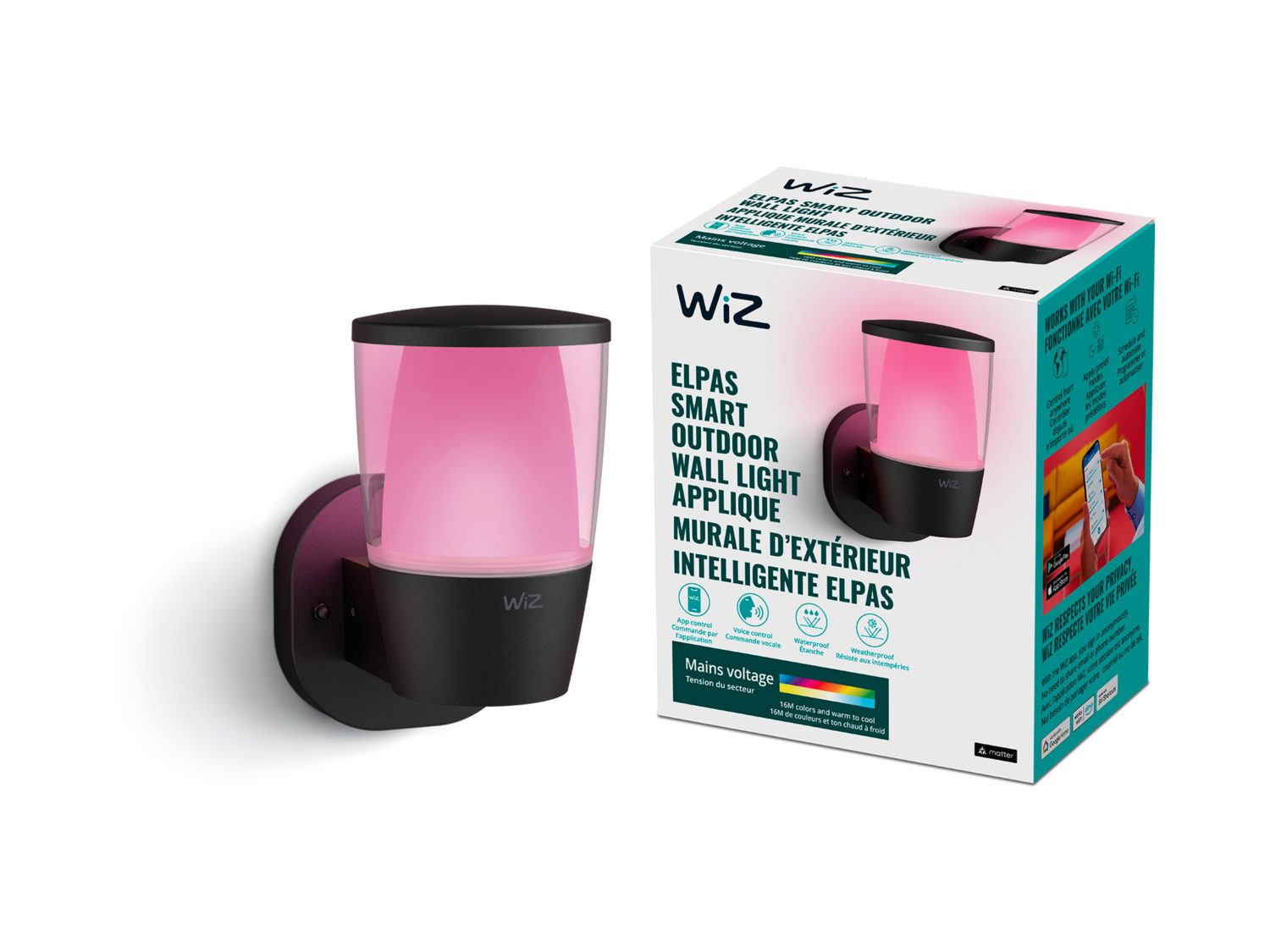 Outdoor Light Wall Light ELPAS WiZ