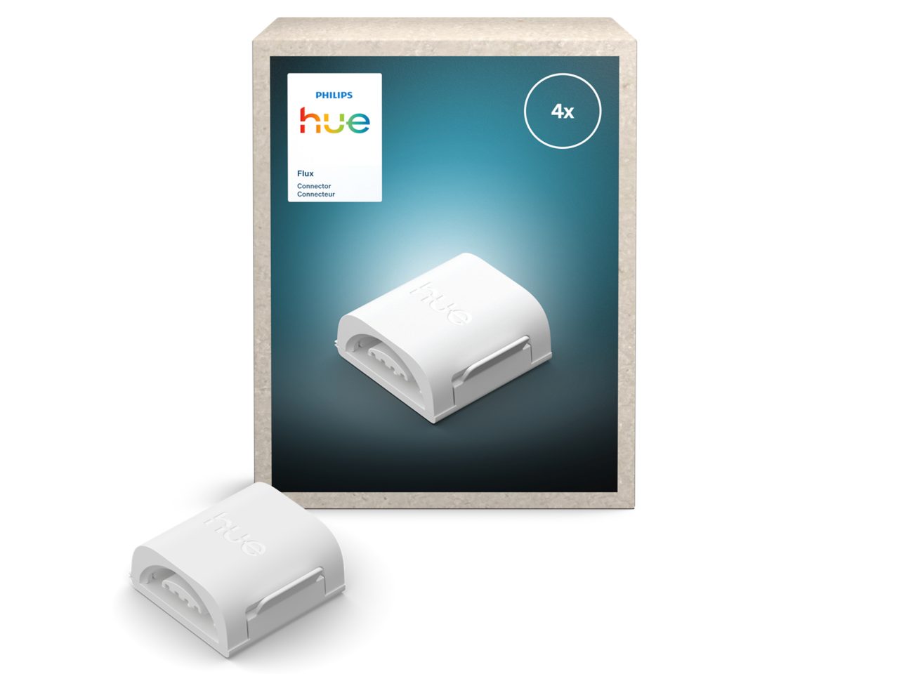 4-Pack Flux Strip Light Connector | Philips Hue