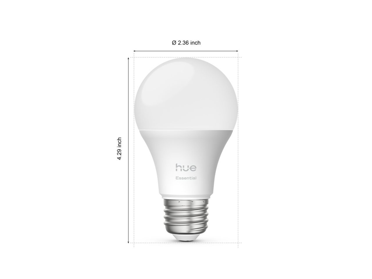 Hue White and color ambiance Essential A19 - E26 smart bulb - 800