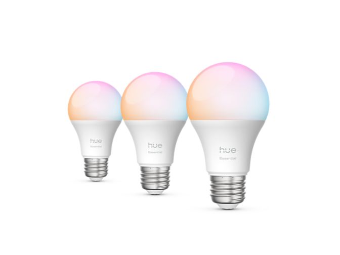 Gros plan de l’avant de Ampoule intelligente A19-E26 Essentiel – 800 lm – 8,8 W – paquet de 3