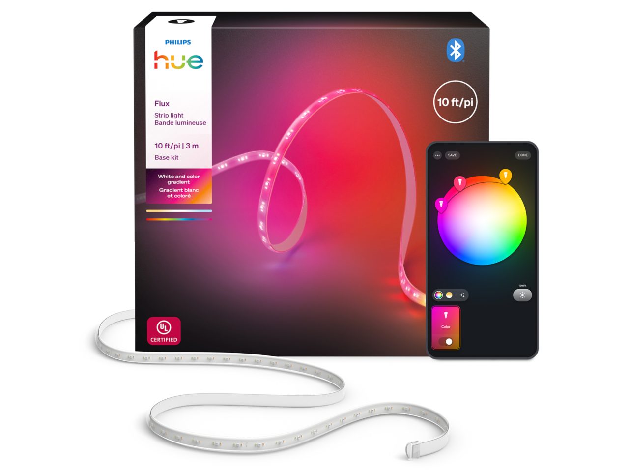 Flux LED strip light 10ft | Philips Hue