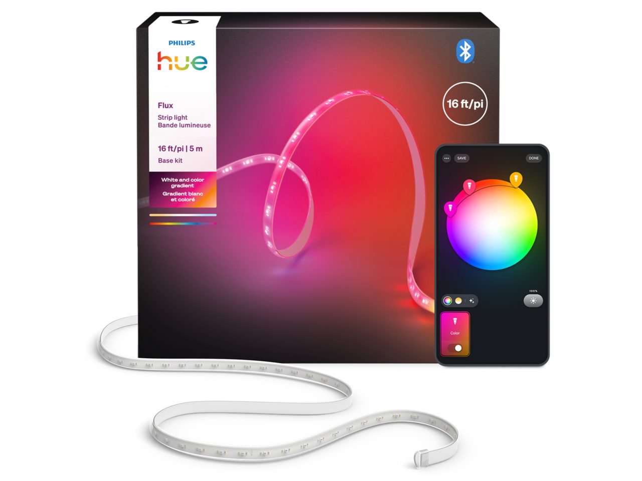 Flux LED strip light 16ft | Philips Hue