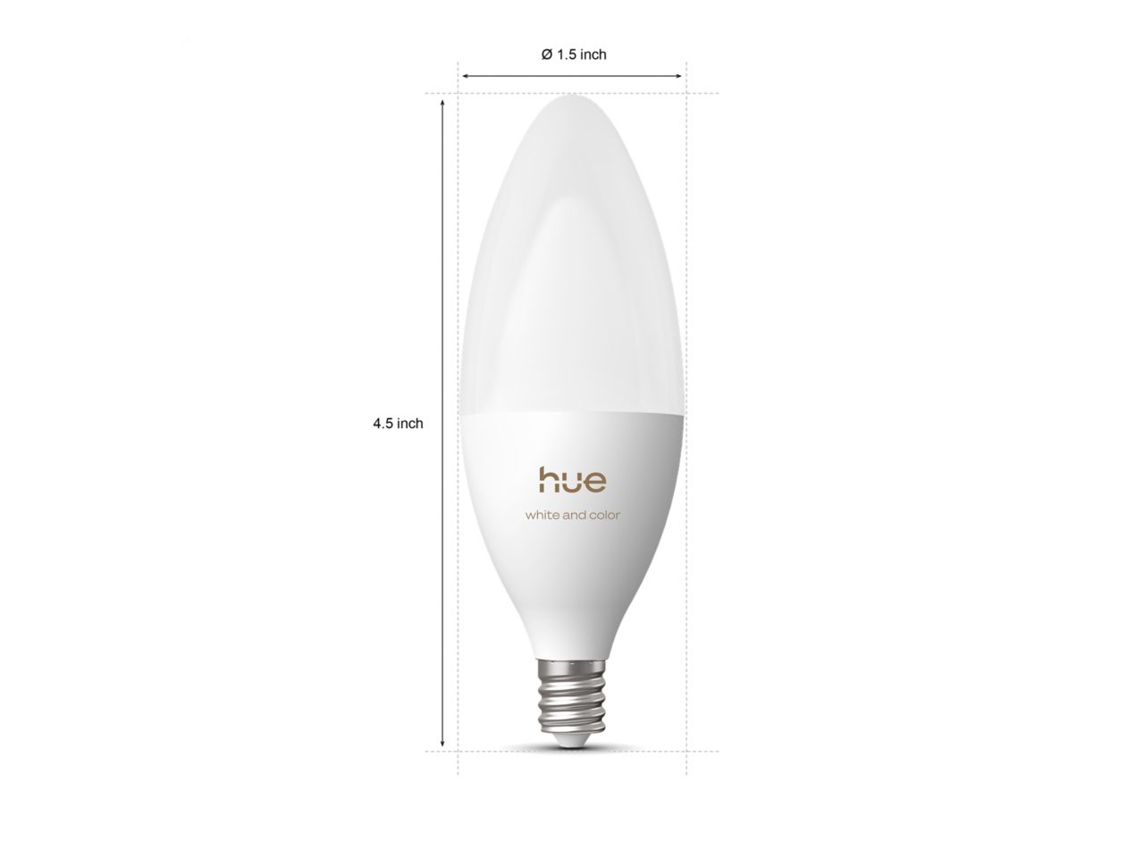 B39 E12 White and color LED candelabra bulb | Philips Hue