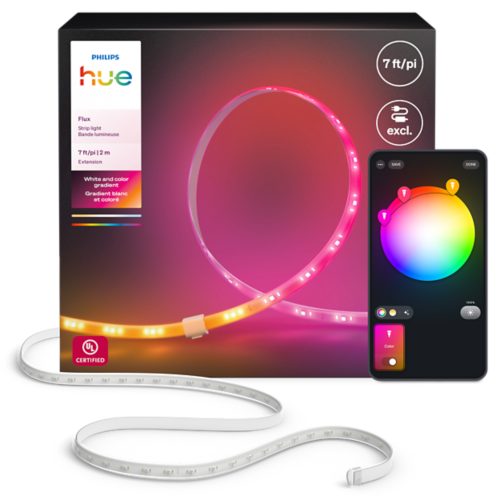 Philips Hue フルカラー LEDテープライト Hue Flux Flux LED Strip Light Extension 6.5ft | Philips Hue