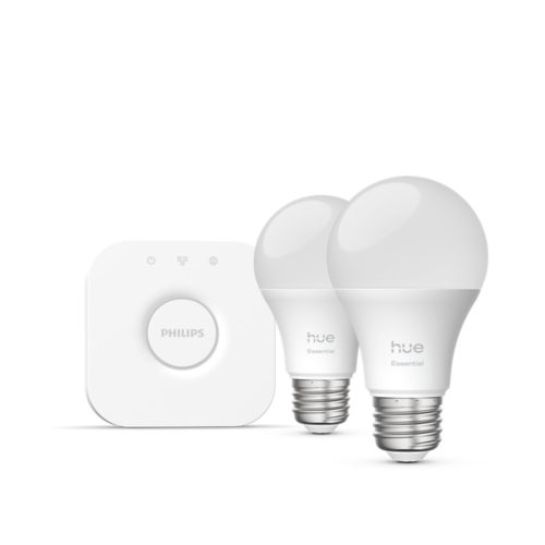 Philips Hue white 800ルーメン E26 8個セット Philips Hue Essential Smart LED A19 Bulb, White and Color