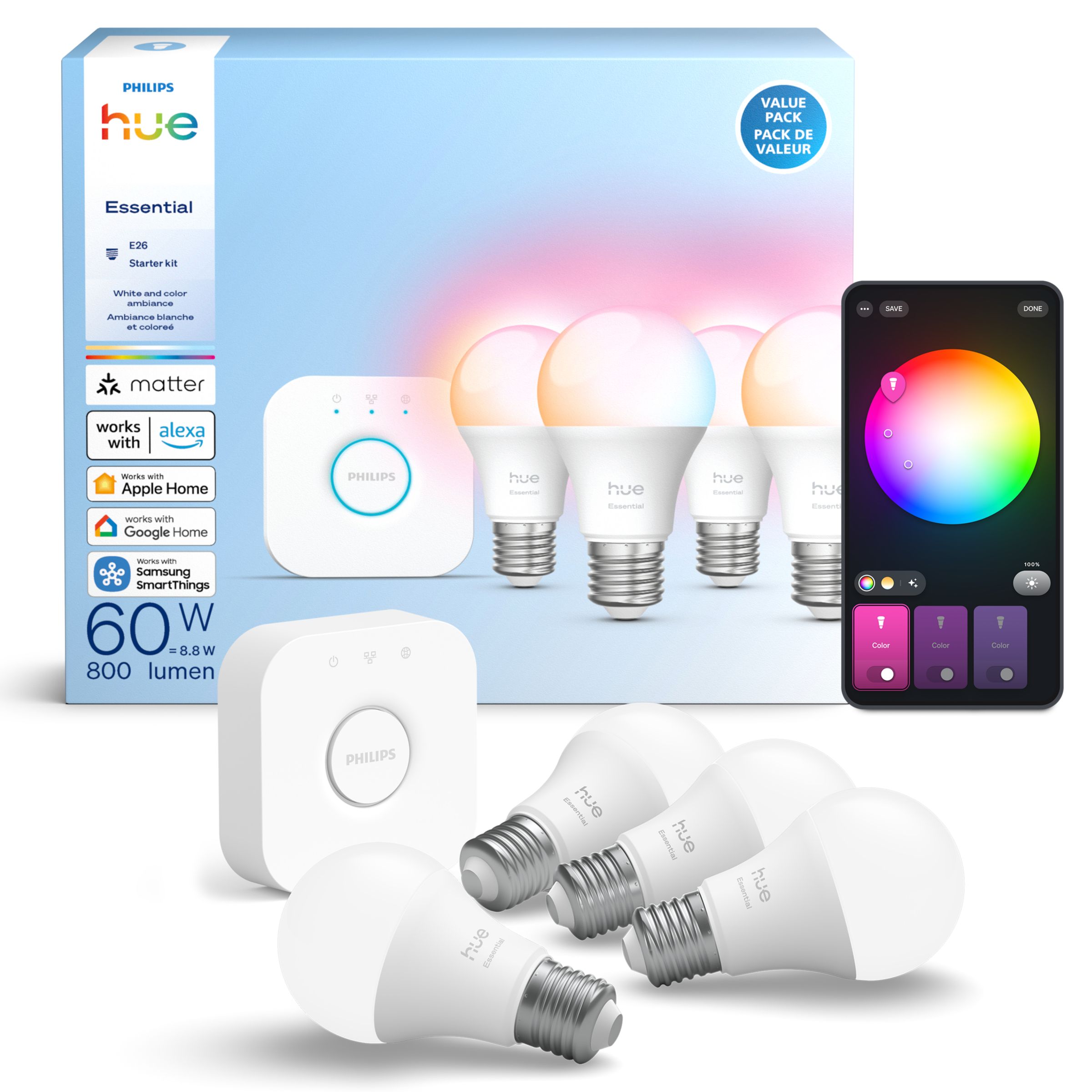 Hue White and Color Ambiance Essential Starter Kit - Thumbnail 3
