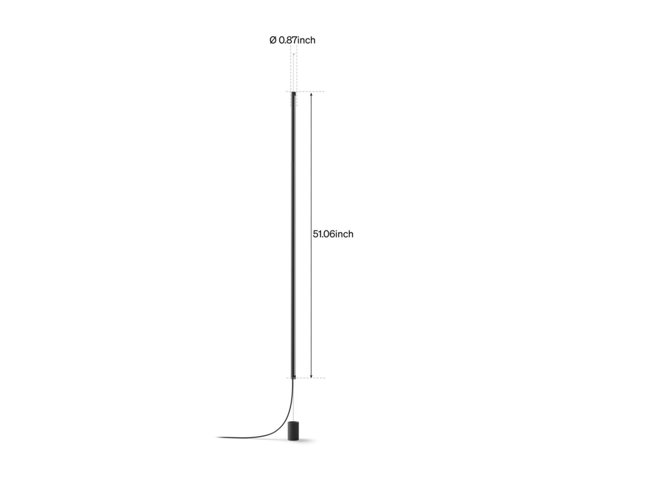 Floor to ceiling pendulum LED tube light | Philips Hue
