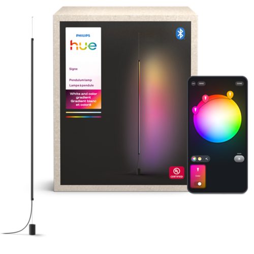 Floor to ceiling pendulum LED tube light | Philips Hue