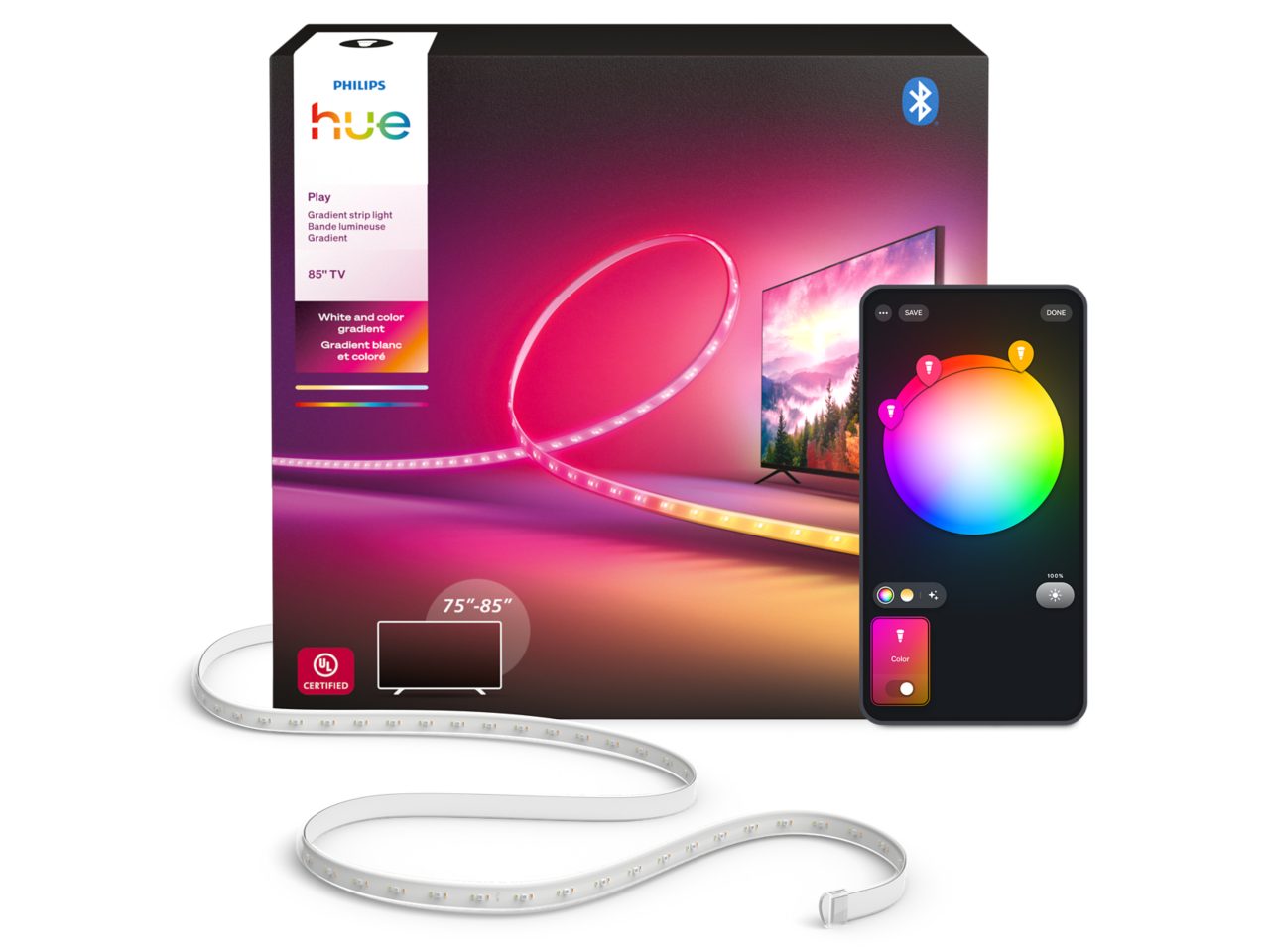 Philips Hue Play gradient strip light multicolor TV Backlight - 85