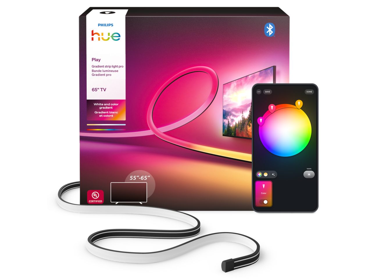 Philips Hue Play gradient strip light pro multicolor TV Backlight
