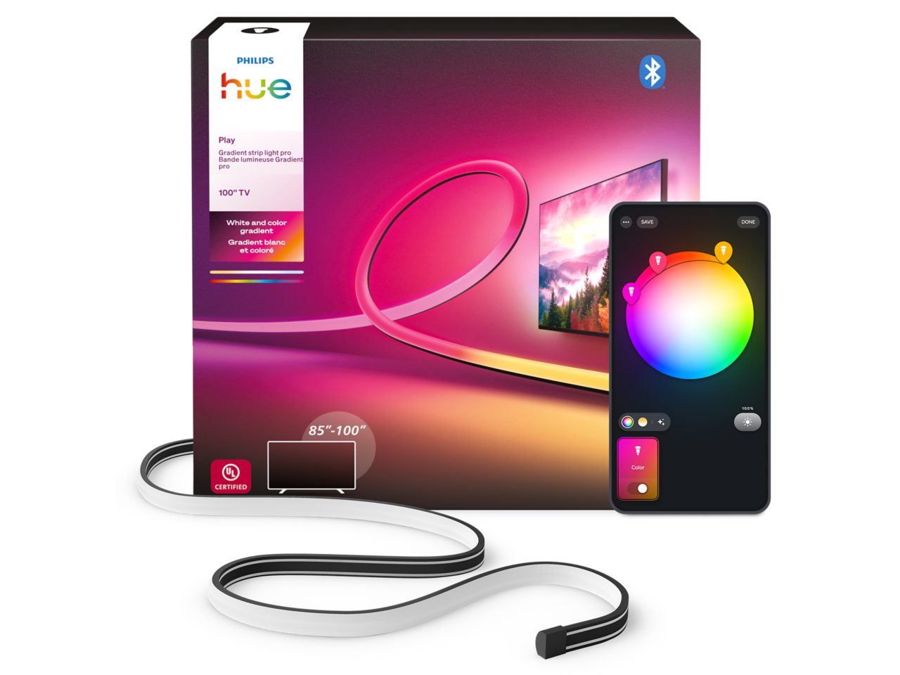 Philips Hue Play gradient strip light pro multicolor TV Backlight