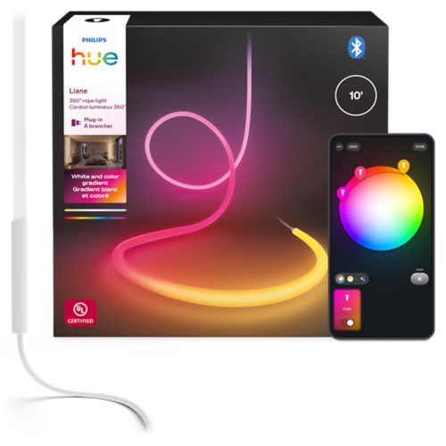 Liane 360° Indoor Rope Lights - 10ft Weight | Philips Hue