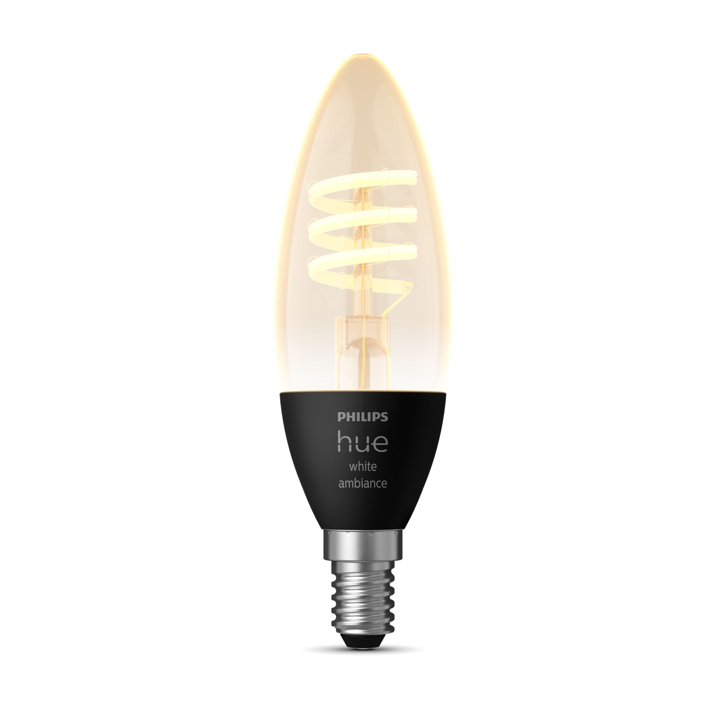 Correspondentie cultuur Chaise longue Hue White ambiance filament Losse lamp E14 | Philips Hue NL