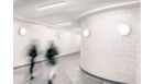 Corridor application with CoreLine wall-mounted