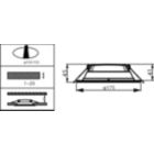 Dimension Drawing (without table) - DN027B G3 LED12/NW 12W 220-240V D150 RD