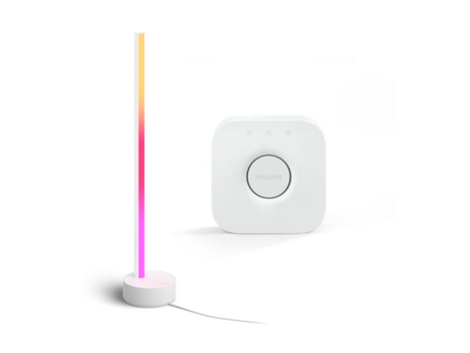 Close up of front of Bundle: Signe gradient table lamp + Bridge