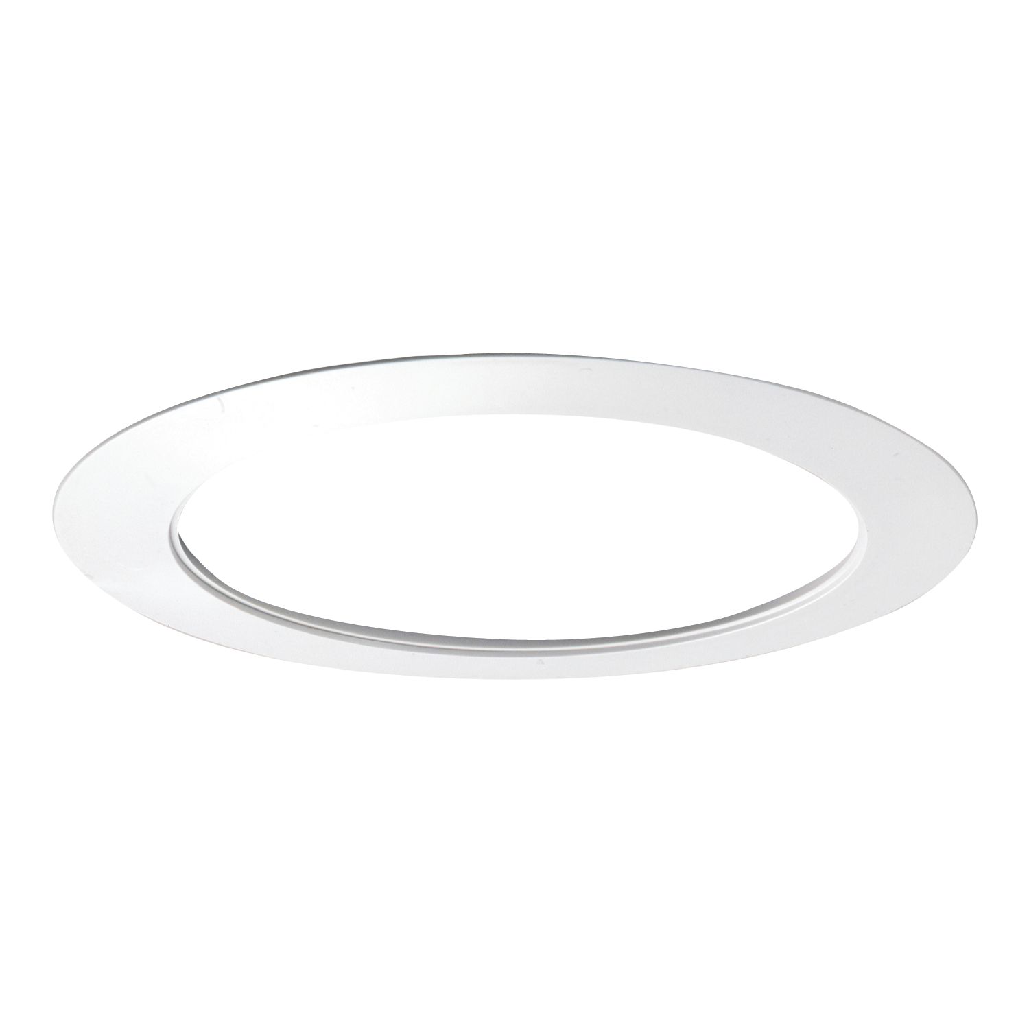 6" OVERSIZE TRIM RING, WHITE, METAL