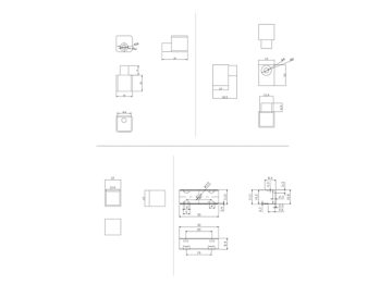 Dimension Drawing (without table) - AC360Z accessory kit 1010 T