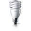 20 W (75 W) E27 cap Warm white Spiral energy saving bulb
