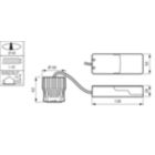 Dimension Drawing (without table) - RS155Z MODULE LED9-WB-/830 D68 PSR
