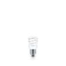 8 W (30 W) E27 cap Compact fluorescent Spiral bulb