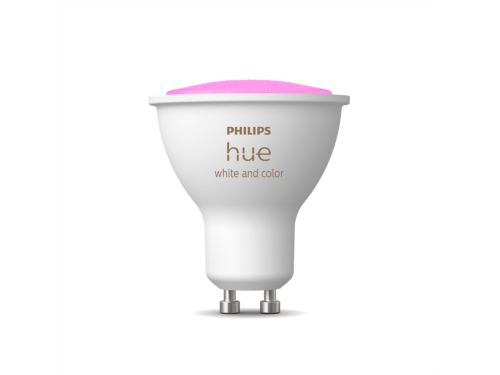 Hue White and Colour Ambiance GU10 - smart spotlight