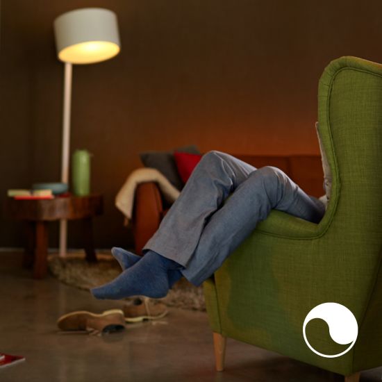 Entspanne Dich mit warmweißem Licht