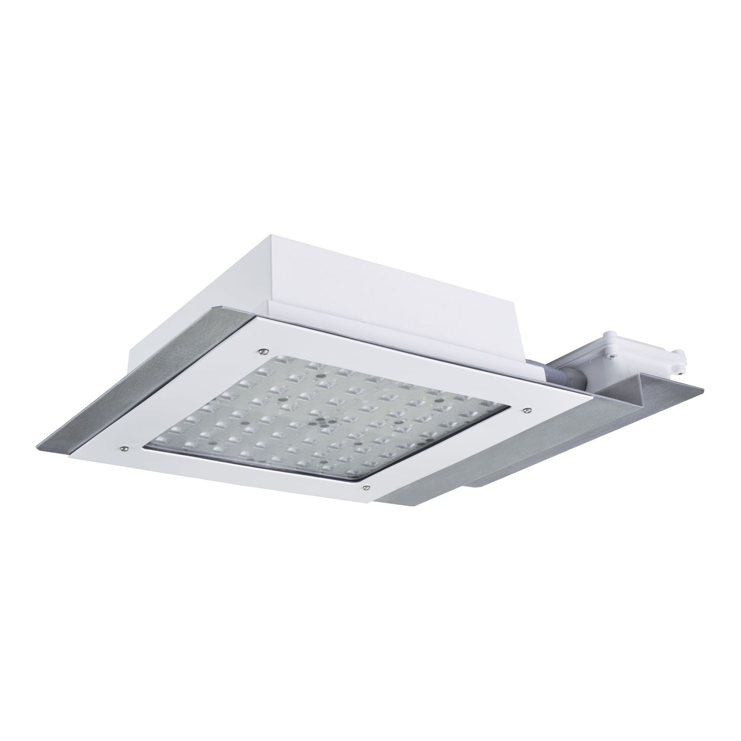 Recessed deals canopy lighting