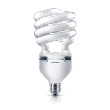 45 W E27 6500 K Compact fluorescent Spiral bulb - RFT