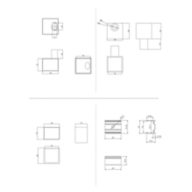Dimension Drawing (without table) - AC360Z accessory kit 1616 S/T