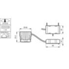 Dimension Drawing (without table) - RS150Z MODULE LED6-WB-/840 D78 PSR