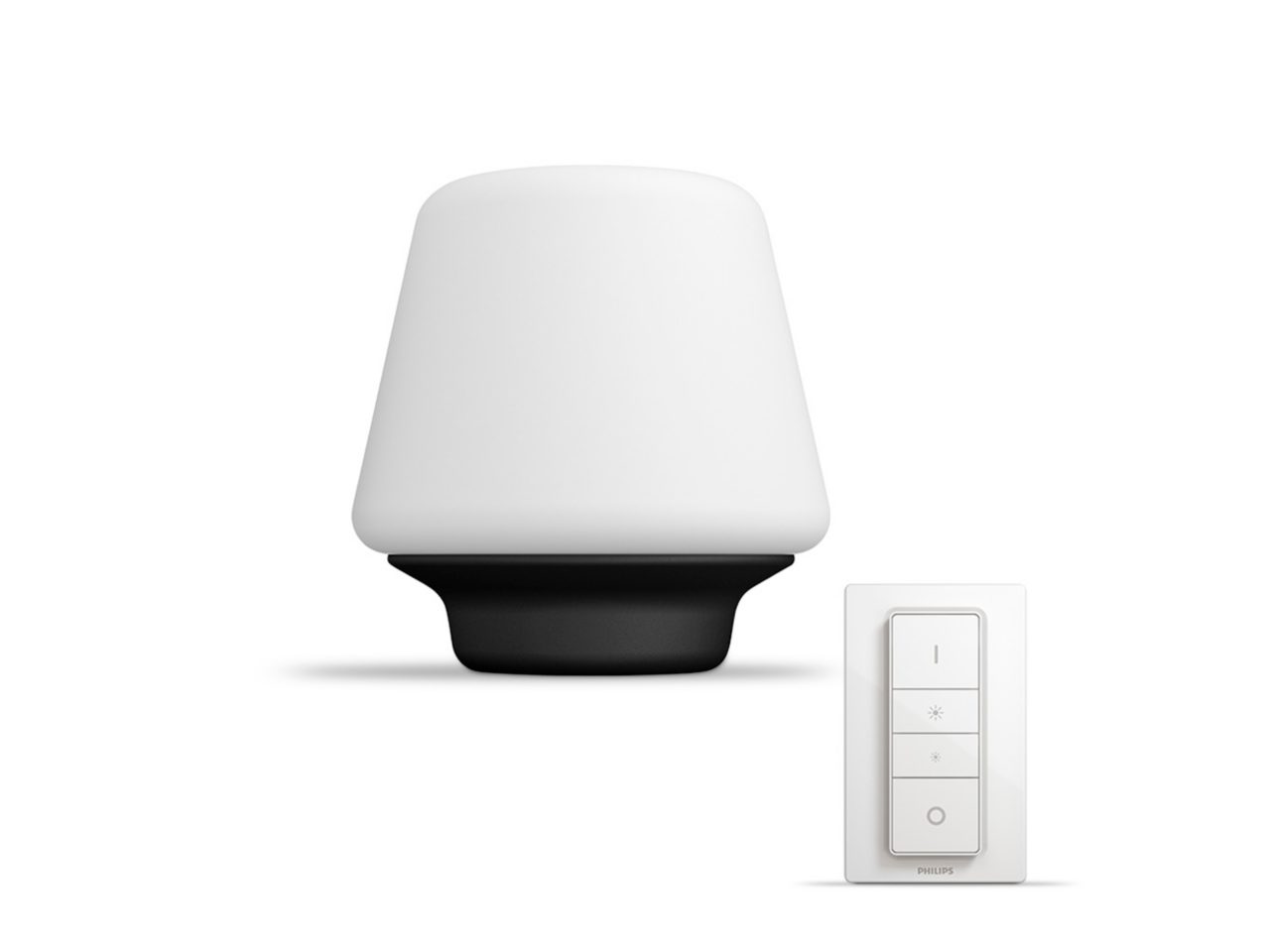 Hue Wellness table lamp + Dimmer Switch - Black | Philips Hue IN